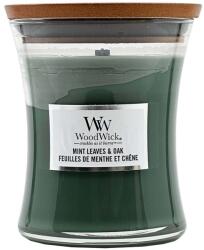 WoodWick Medium Hourglass Candle Mint Leaves & Oak 275 g