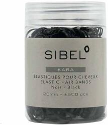 Sibel Kara Elastic Hair Bands Black 500 ks