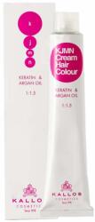 Kallos KJMN Cream Hair Colour 100 ml vopsea permanentă 7.45 Medium Copper Mahogany Blond