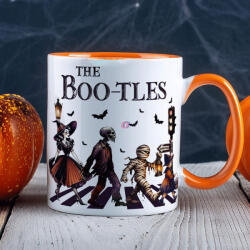 Deconline Customs Halloween mintás bögre "The Bootles" Narancssárga (DO126178-12-ORANGE-MUG)
