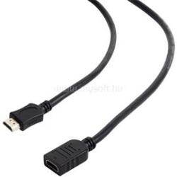 Gembird HDMI 2.0 - HDMI 2.0 M/F video kábel hosszabbító 0.5m fekete (CC-HDMI4X-0.5M) (CC-HDMI4X-0.5M)