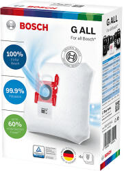 Bosch BBZ41FGALL Powerprotect porzsák, Type G, szintetikus (4db/csomag+mikrohigiéniai szűrő) (BBZ41FGALL)
