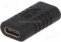 Goobay USB-C -> USB-C F/F adapter fekete (GOOBAY_45401) (GOOBAY_45401)