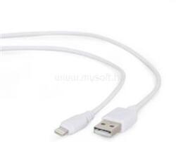 Gembird USB-A 2.0 -> Lightning M/M adatkábel fehér (CC-USB2-AMLM-2M-W) (CC-USB2-AMLM-2M-W)