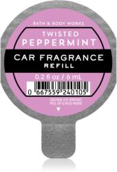 Bath & Body Works Twisted Peppermint illat autóba utántöltő 6 ml