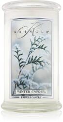 Kringle Candle Winter Cypress lumânare parfumată 624 g