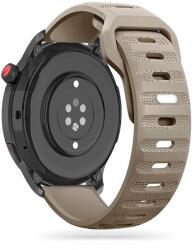 Tokgalaxis Samsung Galaxy Watch6 / Watch6 Classic okosóra szíj - Tech- Protect IconBand Line - homok színű szilikon szíj (szíj szélesség: 20 mm) (TG-FD9490713936160-7)