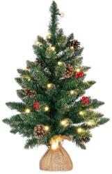 Nexos Pom de Crăciun cu luminițe - 60 cm, 30 LED-uri (XI11922)