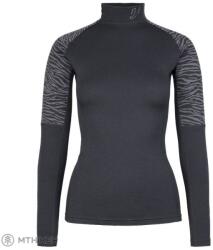 Johaug Elevate Wool Half Zip póló, valódi fekete (XS)