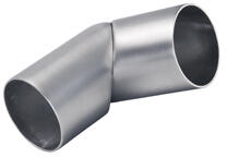 Solide kapaszkodó rendszer: flexibilis sarokelem korlátrúdhoz (4.5 cm) inox (szálcsiszolt) (2709051)