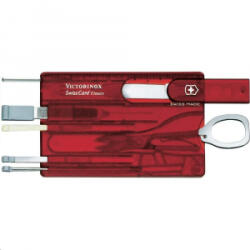 Victorinox SWISS CARD CLASSIC áttetsző piros (0.7100. T) (0.7100.T)