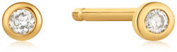 Ania Haie Ear Studs Bezel Gold 14K EAU001-24YG, női