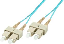 MicroConnect Patch cord fibra optica 3m SC/UPC-SC/UPC OM3 MM Duplex LSZH OD: 2mm, 0.3dB (FIB222003)