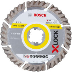 Bosch 2608615247 Gyémánt vágókorong Standard for Universal X-LOCK és M14 125x22, 23x1, 6x10 (2db) (2608615247)