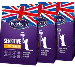 Butcher's Functional Cat Sensitive érzékeny macskáknak csirkehússal 3x800 g