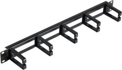 NIKOMAX Gyűrűs panel, 1U, 53 mm gyűrűmélységgel, fekete 2 db/csomag NMC-OP530H-1U-BK-2 (NMC-OP530H-1U-BK-2)