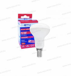OMU Lighting LED izzó E14 R50 spot 5W 470lm 3000K meleg fehér garancia 2 év LBE14R505.04703000 (LBE14R505.04703000)