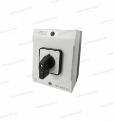 OMU system MX-416P-CO 4 pólusú tokozott ipari kézi átkapcsoló 1-0-2 4x16A IP65 (MX-416P-CO)