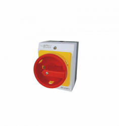OMU system MX-416PY 4 pólusú 16A tokozott ipari tűzvédelmi ki-be kapcsoló 4x16A IP65 lakatolható (MX-416PY)