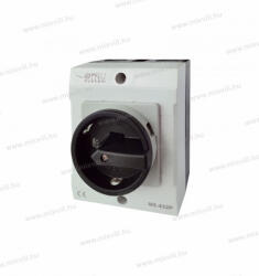 OMU system MX-432P 4 pólusú 32A tokozott ipari ki-be kapcsoló 4x32A IP65 lakatolható (MX-432P)