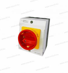 OMU system MX-325PY 3 Pólusú 25A IP65 Tokozott tűzvédelmi kapcsoló lakatolható (MX-325PY)