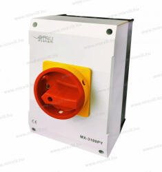 OMU system MX-3100PY 3 Pólusú 100A IP65 Tokozott tűzvédelmi kapcsoló (MX-3100PY)