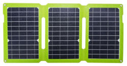 Swissten FOLDABLE SOLAR PANEL 21W szolár panel fekete/zöld