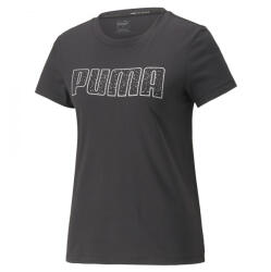 PUMA Stardust Crystalline Short Sleeve Tee női póló S / fekete