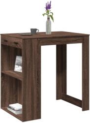 vidaXL barna tölgy színű szerelt fa bárasztal 102 x 70 x 103, 5 cm (3309327) - vidaxl