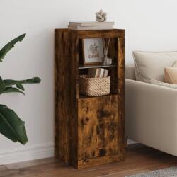 vidaXL füstös tölgy színű tálalószekrény LED-ekkel 41 x 37 x 100 cm (836648)