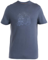 Icebreaker Men Merino 150 Tech Lite III SS Tee Van Camp férfi póló XXL / világoskék