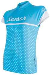 Sensor Cyklo Dots női kerékpáros mez S / kék