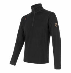 Sensor Merino Upper rövid cipzár férfi pulóver XXL / fekete