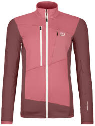 ORTOVOX Fleece Grid Jacket W női funkcionális pulóver M / rózsaszín