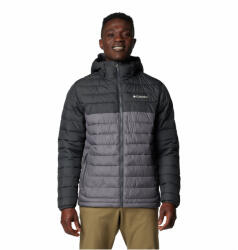 Columbia Powder Lite II Hooded Jacket férfi dzseki L / szürke/fekete