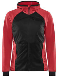 Craft ADV Hybrid női pulóver S / piros/fekete