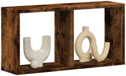 vidaXL füstös tölgy színű szerelt fa faliszekrény 60 x 16 x 30 cm (854881)