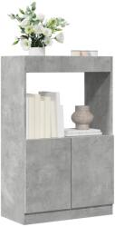 vidaXL betonszürke szerelt fa magasszekrény 63 x 33 x 100 cm (855100)
