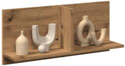 vidaXL kézműves tölgy színű szerelt fa faliszekrény 70 x 16, 5 x 30 cm (854858)