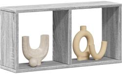 vidaXL szürke sonoma színű szerelt fa faliszekrény 60 x 16 x 30 cm (854882)