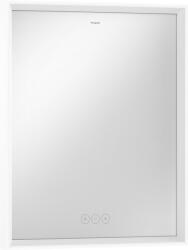 Hansgrohe Xarita E Tükör LED világítással 600/50 kapacitív érintésérzékelővel Matt Fehér 54988700 (54988700)