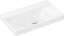 Hansgrohe Xelu Q Mosdókagyló jobb oldali széles szegéllyel 800/480 csapfurat és túlfolyó nélkül, SmartClean Fehér 61026450 (61026450)