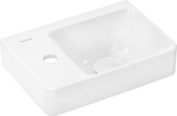 Hansgrohe Xelu Q Kézmosó baloldali széles szegéllyel és csapfurattal 360/250, túlfolyó nélkül, SmartClean Fehér 61085450 (61085450)