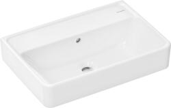 Hansgrohe Xanuia Q Mosdókagyló Kompakt 550/370, csapfurat nélkül, túlfolyóval, SmartClean Fehér 61121450 (61121450)