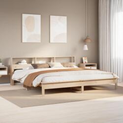 vidaXL tömör fenyőfa ágy matrac nélkül 200 x 200 cm (3309725)