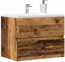 vidaXL antik fa színű szerelt fa fürdőszobaszekrény 60 x 38, 5 x 45 cm (856243)