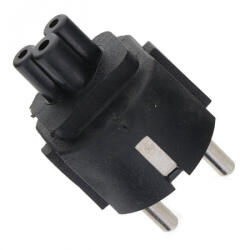  IEC320 C5 EU-s töltőadapter