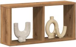 vidaXL kézműves tölgy színű szerelt fa faliszekrény 60 x 16 x 30 cm (854885)
