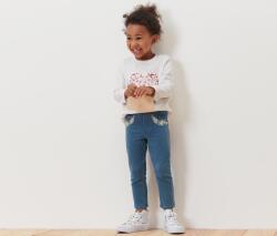 Tchibo Kislány treggings hímzéssel, kék Kék denim 110/116