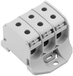 Weidmüller WEIDMÜLLER WPD 330 3X50/3X50 3XGY Potenciálelosztó sorkapocs, csavaros csatlakozás, világosszürke, 50mm2, 150A, 1000V (2502620000) (2502620000)